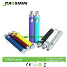 new year gift evod passthrough battery ecig usb passthrough